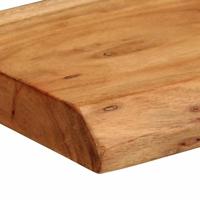 Wandschappen 2 st 30x20x3,5 cm massief acaciahout - thumbnail