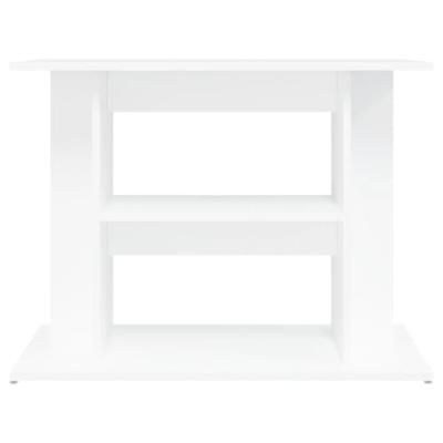 VidaXL Aquariumstandaard 80x35x60 cm bewerkt hout wit - thumbnail