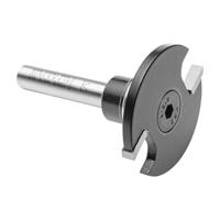 ENT Schijffrees met vaste spindel 40x4x54, Kolf 8mm, met lager 19mm - 7913972 - 7913972 - thumbnail