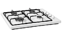Etna KGV158WIT Gas kookplaat Wit - thumbnail