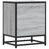 Nachtkastjes 2 st 40x31x50 cm bewerkt hout grijs sonoma eiken - thumbnail