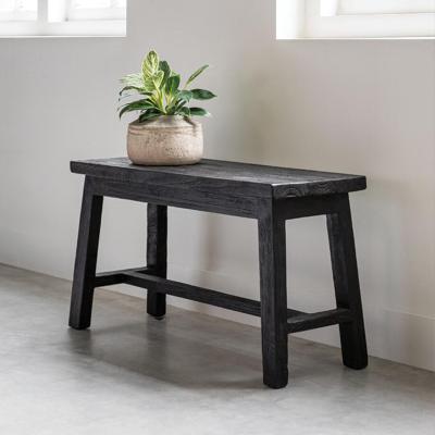 MUST Living Halbank 'Trinity' Teakhout, kleur Zwart