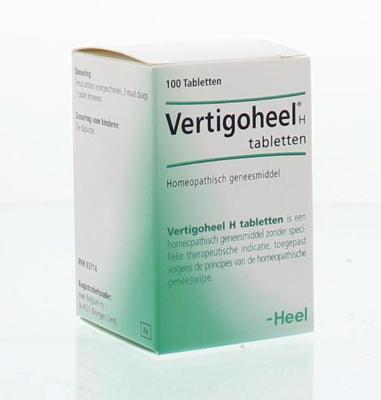 Heel Vertigoheel H Tabletten 100st Heel Vertigoheel H Tabletten 100st