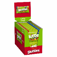 Skittles crazy sours zakje (36x 45gr) - thumbnail