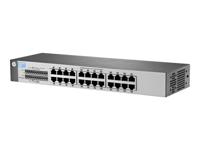 HPE OfficeConnect 1410 24 - Switch - L3 - onbeheerd - 24 x 10100 - desktop, rack-uitvoering, wandbevestiging - thumbnail