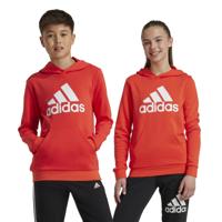 adidas Essentials Big Logo Hoodie Kids Rood Wit - thumbnail