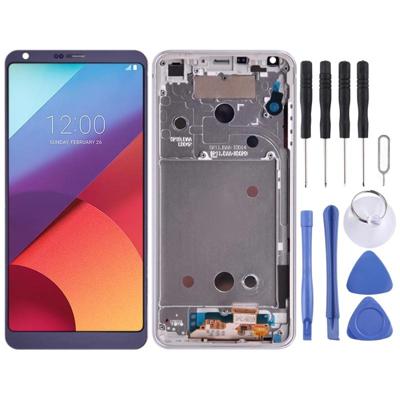 LCD-scherm en digitizer volledige montage met frame voor LG G6/H870/H870DS/H872/LS993/VS998/US997 (paars)
