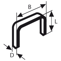 Bosch Accessoires Nieten Type 53 114X074X4mm | 1000 stuks - 2609255857 - thumbnail