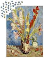 Vincent Van Gogh - Vaas met Gladiolen en Chinese Aster Puzzel 1000 Stukjes - thumbnail