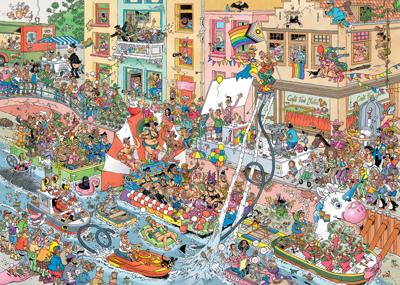 Jumbo Jan van haasteren legpuzzel - celebrate pride, 1000st.