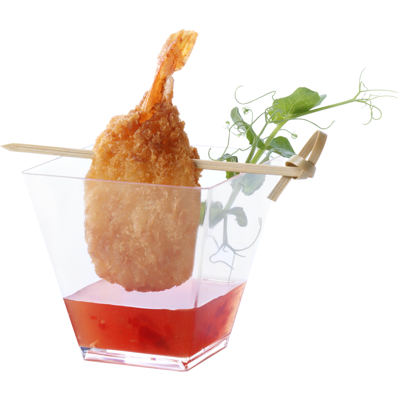 Cup | pS | 90ml | 55x55mm | transparant | 500 stuks