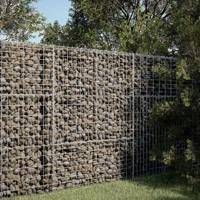 VidaXL Schanskorf 100x100x150 cm gegalvaniseerd ijzer zilverkleurig - thumbnail