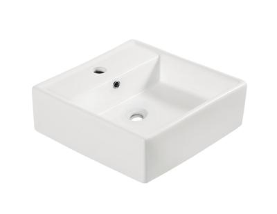 Wiesbaden Larx waskom 38,5 x 38,5 x 13 cm keramiek glans wit 32.3405