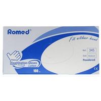 Romed Latex Handschoenen Medium - thumbnail