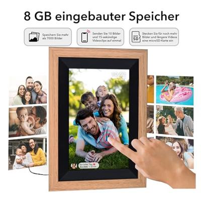 Rollei Smart Frame WiFi 105 Wooden Br Rollei Smart Frame WiFi 105 Wooden Br