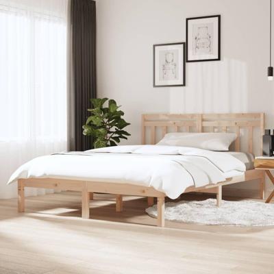 Bedframe massief grenenhout 140x190 cm