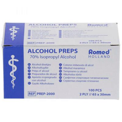 Romed Alcoholdoekjes 100 Stuks