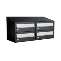 Allux Hive Set 2-Breed, 2-Hoog Met Dak Zwart - 40030070_2x2d - thumbnail