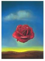 Kunstdruk Salvador Dali - Rose Meditative 60x80cm - thumbnail