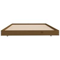 Bedframe massief grenenhout honingbruin 100x200 cm - thumbnail