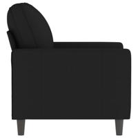 Fauteuil 60 cm fluweel zwart - thumbnail