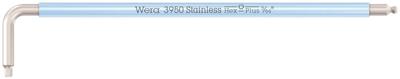 Wera 3950 SPKL Multicolour Imperial Stiftsleutel, inch, RVS, 5/64" x 101 mm - 05022850001