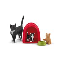 Schleich Katten Speelset - thumbnail