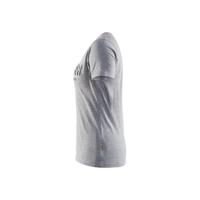 Blåkläder Dames T-Shirt 3D 34311043 | Grijs Mêlee | Maat L - 7330509770924 - thumbnail