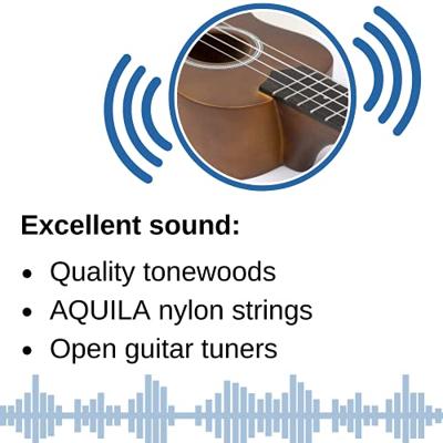 Cascha HH 3963 sopraan ukelele groen met tas en plectra