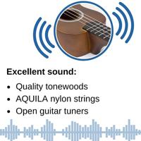 Cascha HH 3963 sopraan ukelele groen met tas en plectra - thumbnail