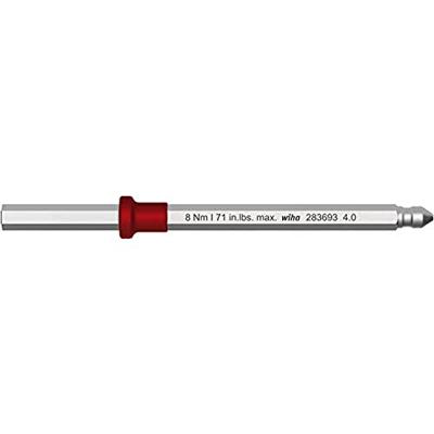 Wiha 28369 SW4,0 x75 Werkplaats Inbus Verwisselbare kling 4 mm 20 mm Geschikt voor Wiha Torque Wiha 28369 SW4,0 x75 Werkplaats Inbus Verwisselbare kling 4 mm 20 mm Geschikt voor Wiha Torque