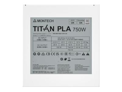 Montech Titan PLA 850W 80 PLUS Platinum Fully Modular Montech Titan PLA 850W 80 PLUS Platinum Fully Modular
