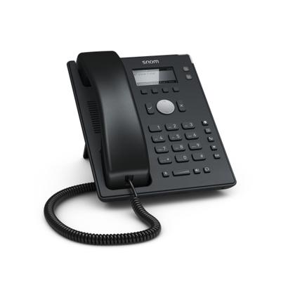Snom D120 Handset met snoer 2regels Zwart IP telefoon