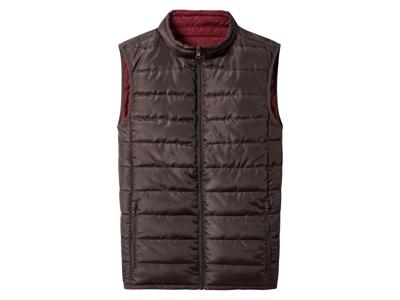 esmara Men Heren bodywarmer (bruin/rood, M)