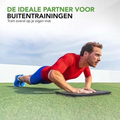 Tunturi Outdoor Fitnessmat l zwart l 120 x 61 x 0.6 cm