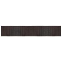 VidaXL Vloerkleed rechthoekig 70x400 cm bamboe donkerbruin - thumbnail