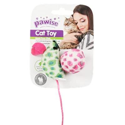 Pawise Cat Toy - Mice & Ball Pawise Cat Toy - Mice & Ball