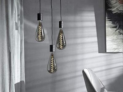 Lampen pendel Calex Multicord set zwart 3x E27