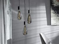 Lampen pendel Calex Multicord set zwart 3x E27 - thumbnail