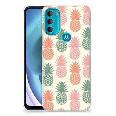 Motorola Moto G71 5G | Siliconen Case | Ananas