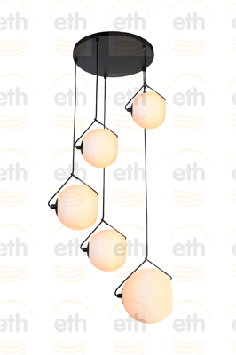 ETH Grote vide hanglampOrb Opal - 05-HL4268-3067