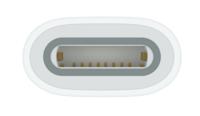 Apple USB-C Adapter [1x Apple Dock-bus Lightning - 1x USB-C bus] Pencil Adapter - thumbnail