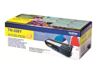 Brother TN-328 Y Toner geel
