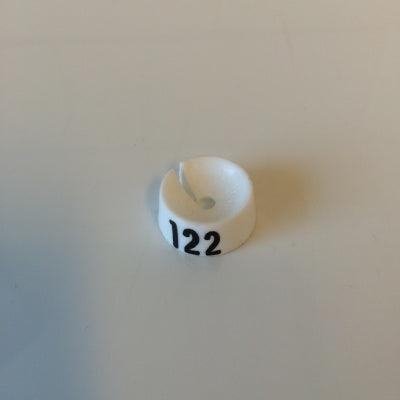 MB wit/zwart 122 voor op kledinghanger