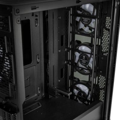 Kolink Kolink Observatory Z ARGB Midi-Tower - schwarz Midi-tower Behuizing, Gaming-behuizing Zwart 4 voorgeïnstalleerde LED-ventilators, Zijvenster, Stoffilter