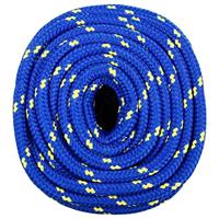 VidaXL Boottouw 18 mm 100 m polypropeen blauw - thumbnail