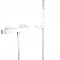 Douchemengkraan Tres Slim Exclusive Opbouw Vierkant Mat Wit Tres - thumbnail