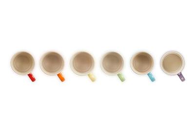 LE CREUSET - Vancouver - Espressobeker 0,10l Regenboog 6-dlg