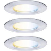 Paulmann 92444 LED-plafondlamp, LED-inbouwlamp 6 W Aluminium (gedraaid) - thumbnail