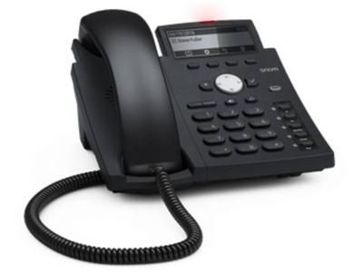 SNOM D305 VoIP-systeemtelefoon Grafisch display Zwart